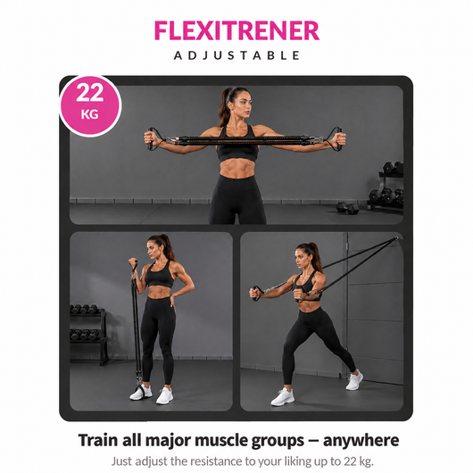 Flexitrener Adjustable – train all major muscle groups, up to 22 kg